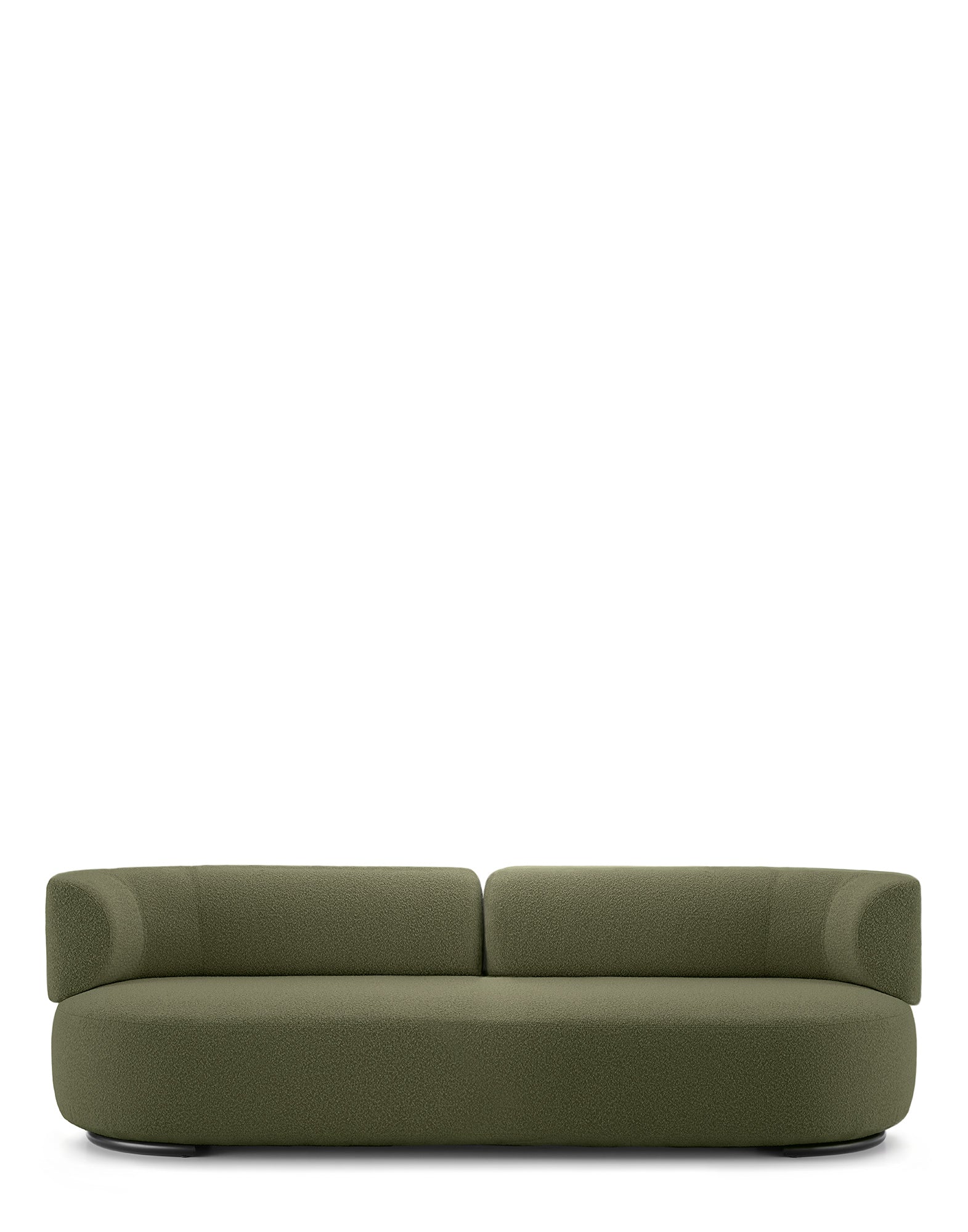 K-WAIT Sofa by Kartell #BOUCLÈ/GREEN/