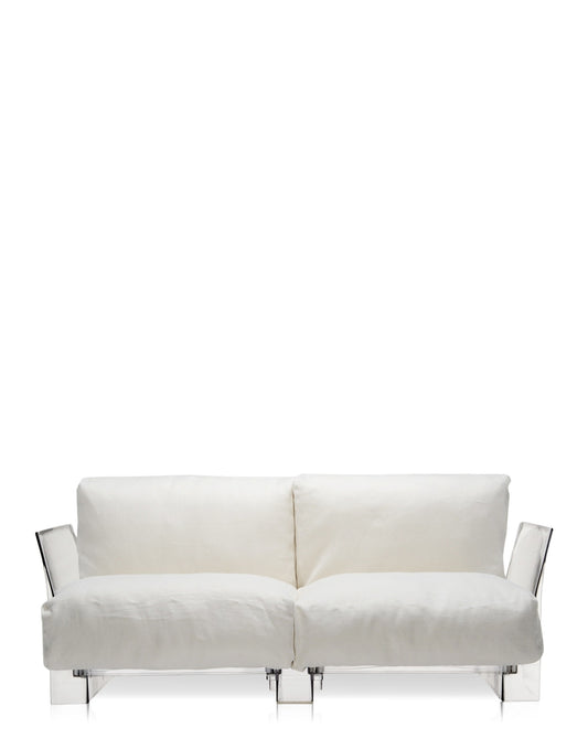 Pop Outdoor Two-Seater Sofa by Kartell #WHITE SUNBRELLA