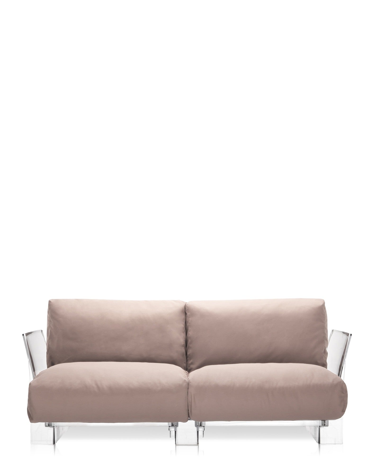 Pop Outdoor Two-Seater Sofa by Kartell #TAUPE SUNBRELLA