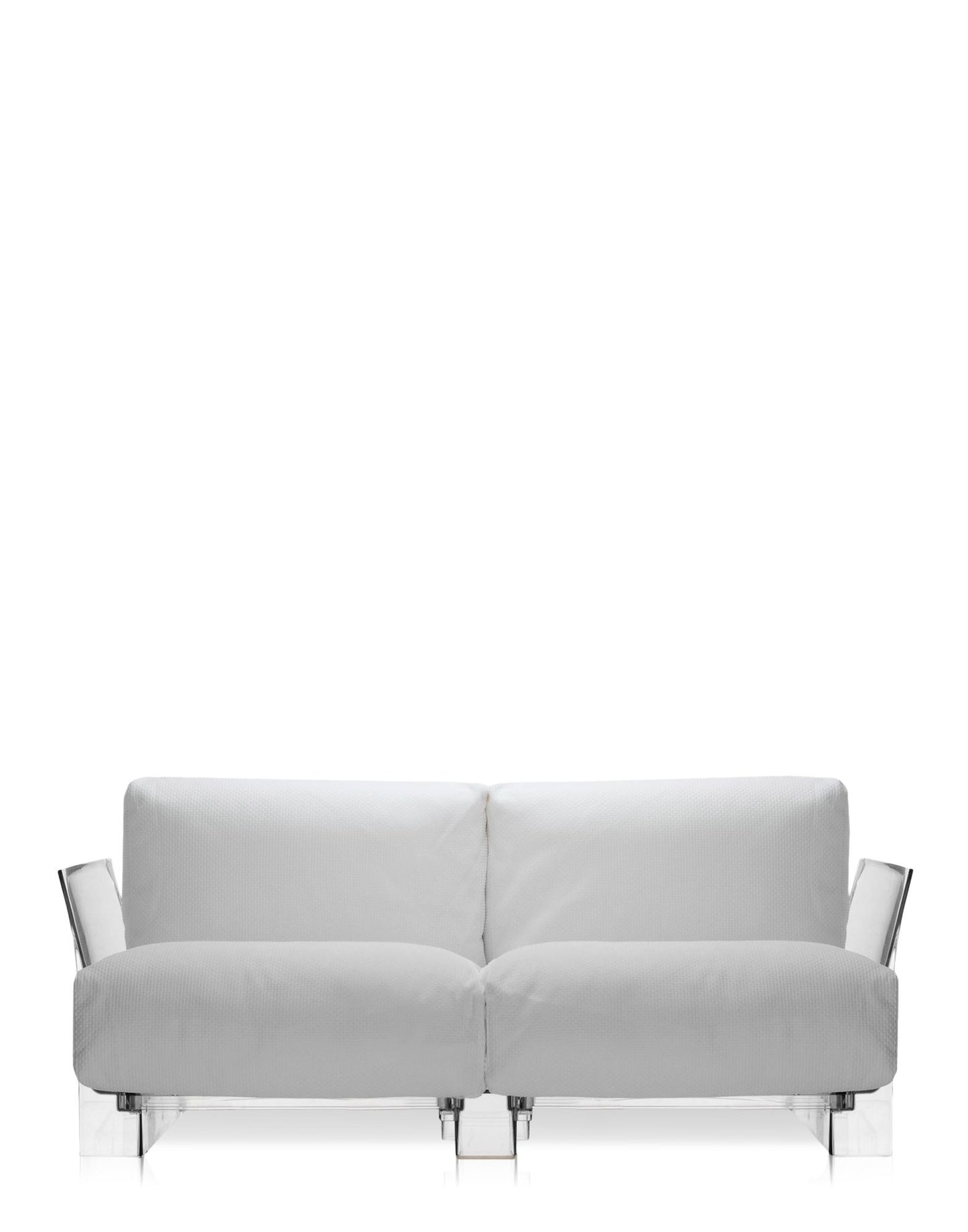 Pop Outdoor Two-Seater Sofa by Kartell #IKON WHITE