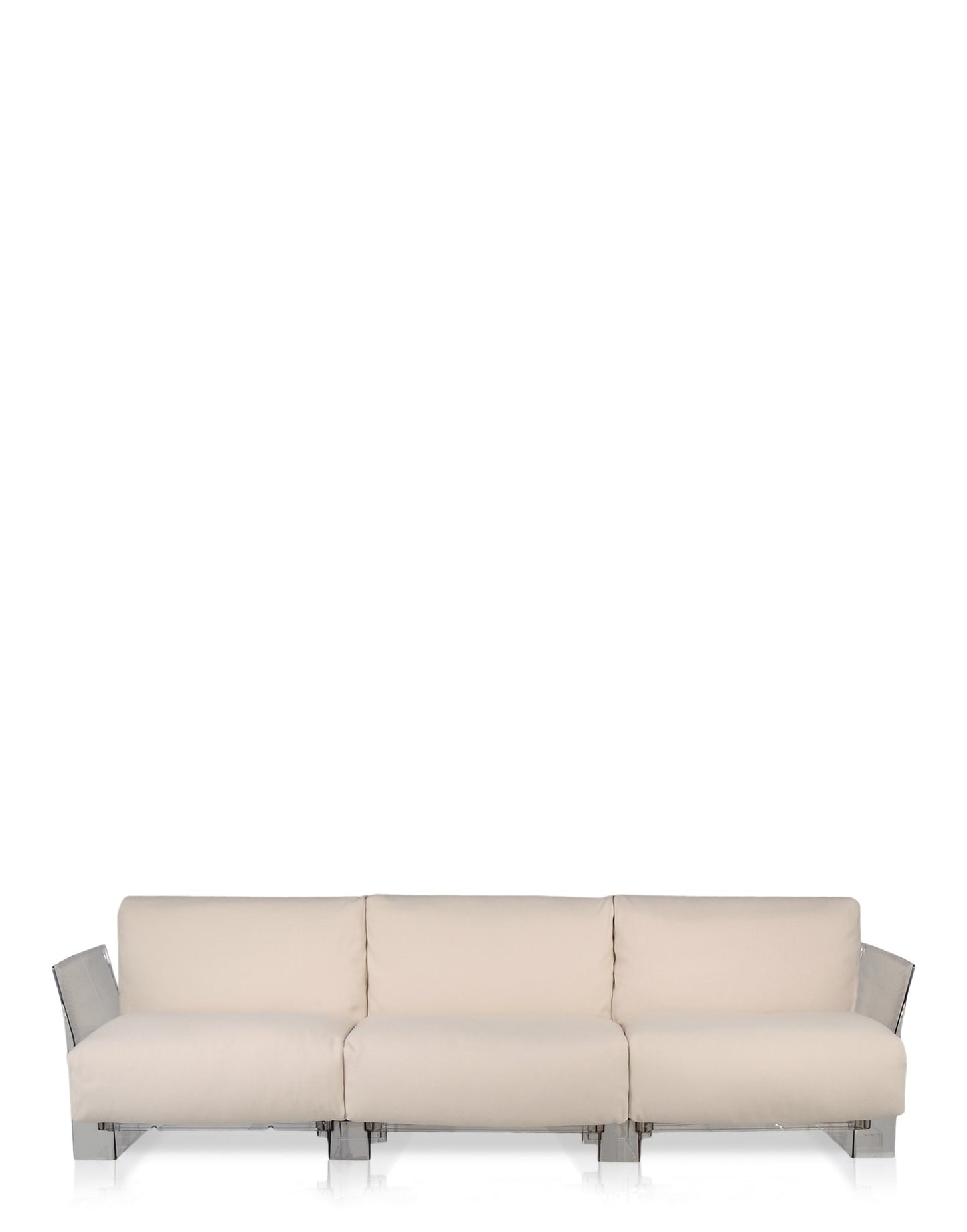 Pop Outdoor Three-Seater Sofa by Kartell #TAUPE SUNBRELLA