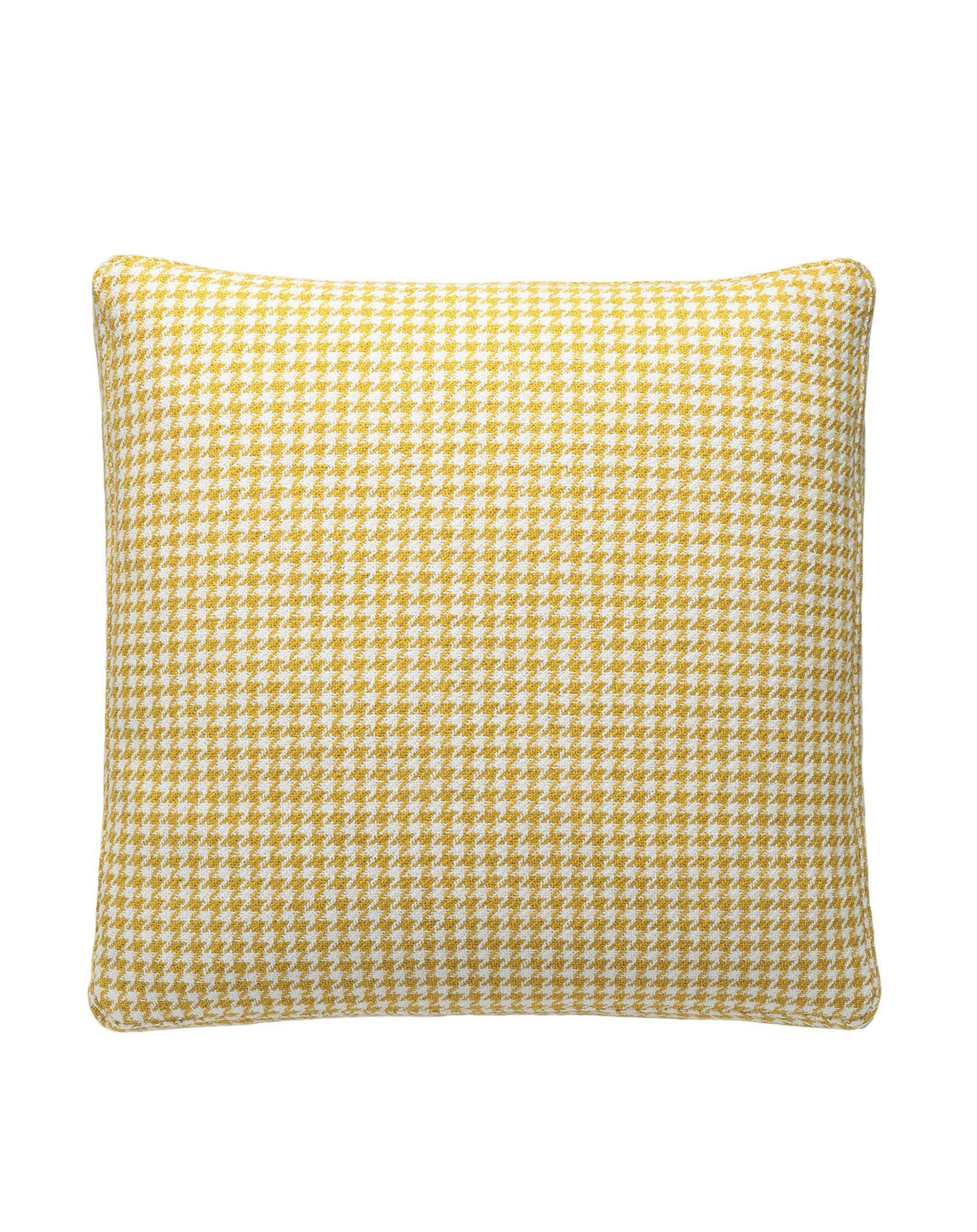 CUSHION (48x48) by Kartell #Houndstooth/MUSTARD/