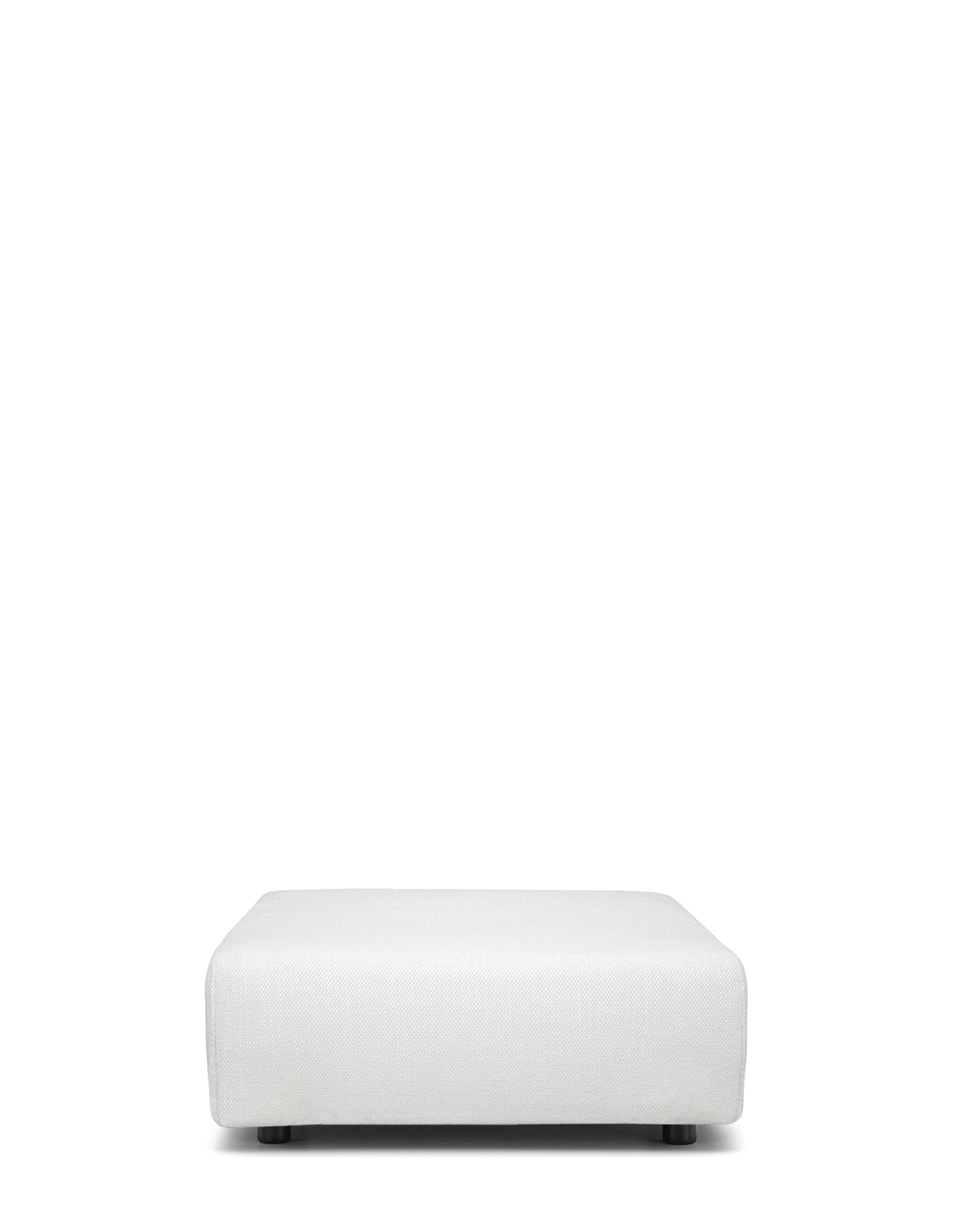 Plastics Duo Pouf Square Nile by Kartell #WHITE