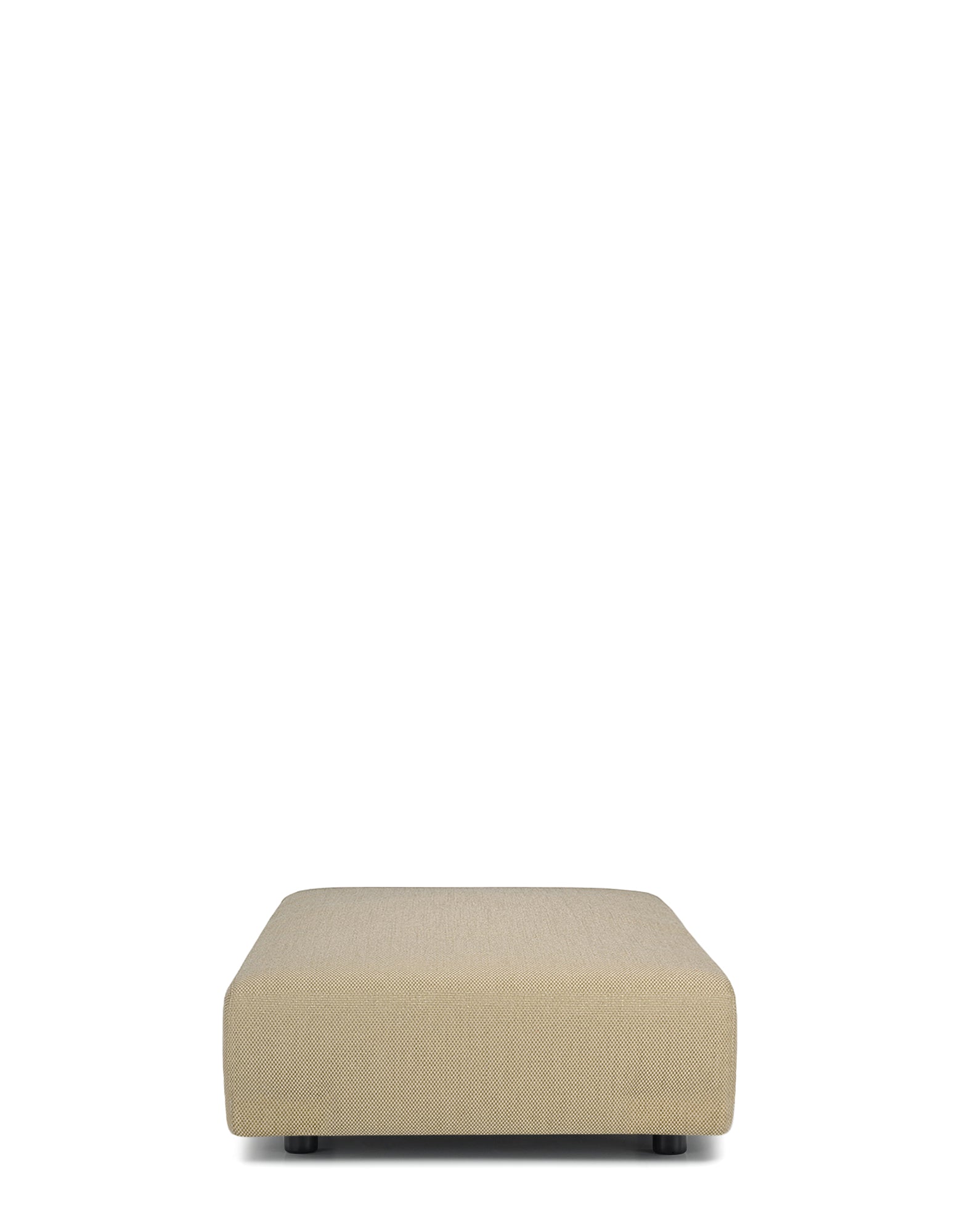 Plastics Duo Pouf Rectangular Nile by Kartell #TAUPE