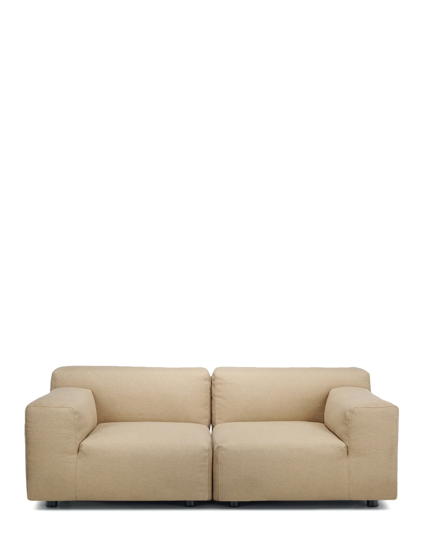 Plastics Duo Two-Seater Sofa Nilo by Kartell #TAUPE