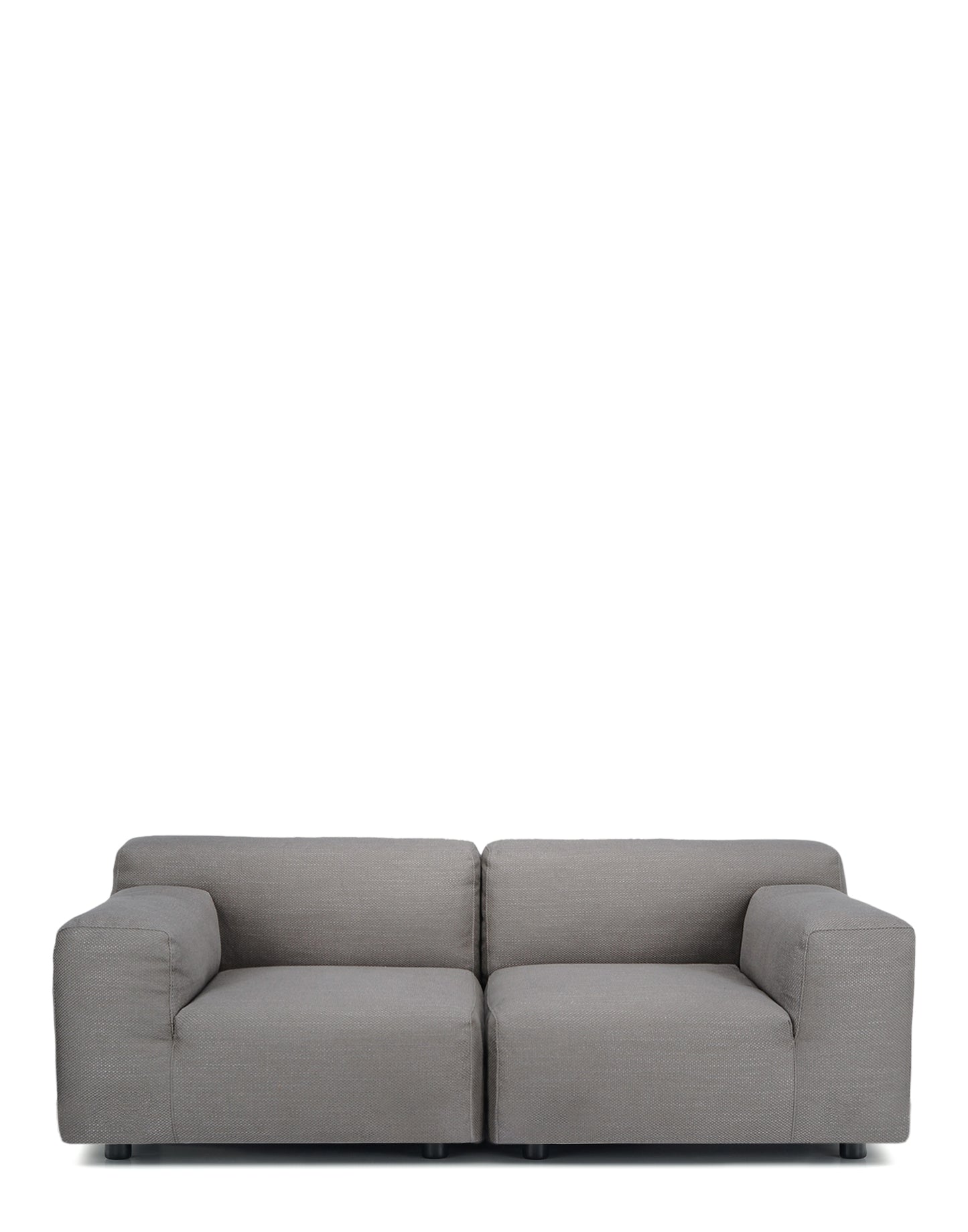 Plastics Duo Two-Seater Sofa Nilo by Kartell #GREY