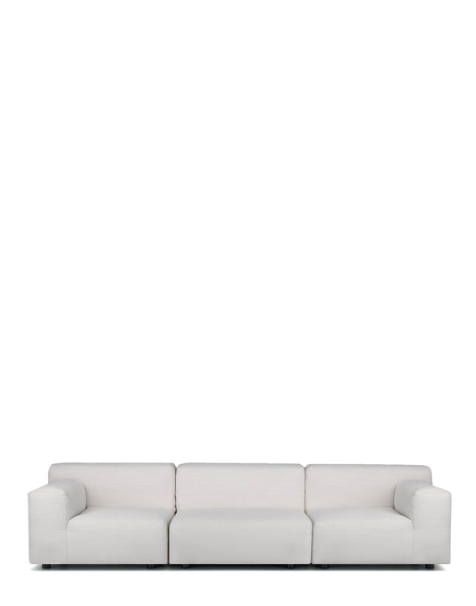 Plastics Duo Three-Seater Sofa Nilo by Kartell #WHITE