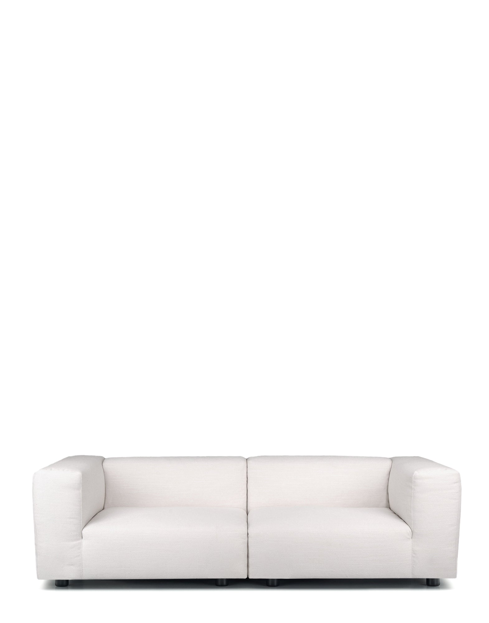 Plastics Duo Two-Seater XL Sofa Nilo by Kartell #WHITE