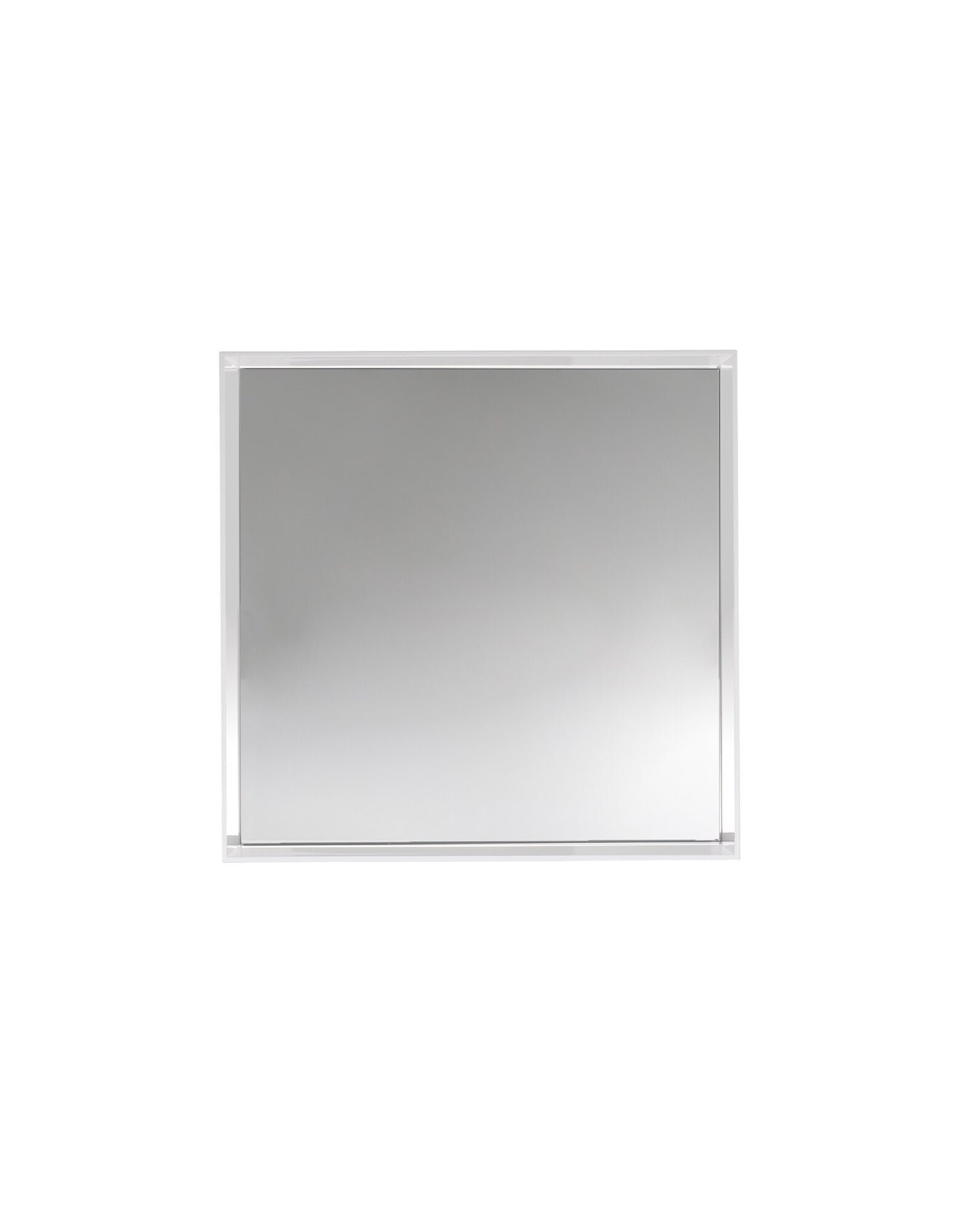 Only Me Square Wall Mirror by Kartell #GLOSSY WHITE