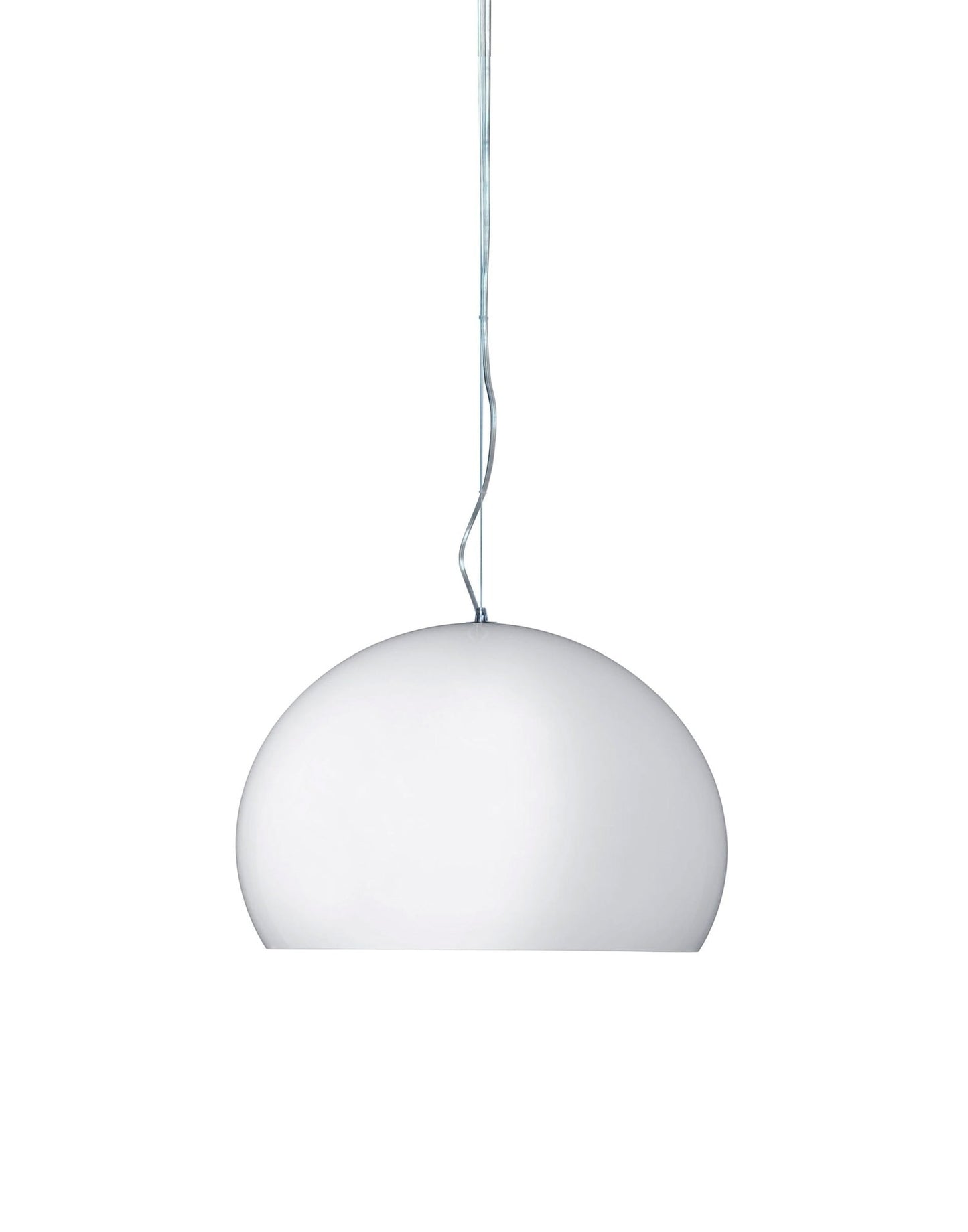 Small FL/Y Pendant Lamp by Kartell #GLOSSY OPAQUE/WHITE/