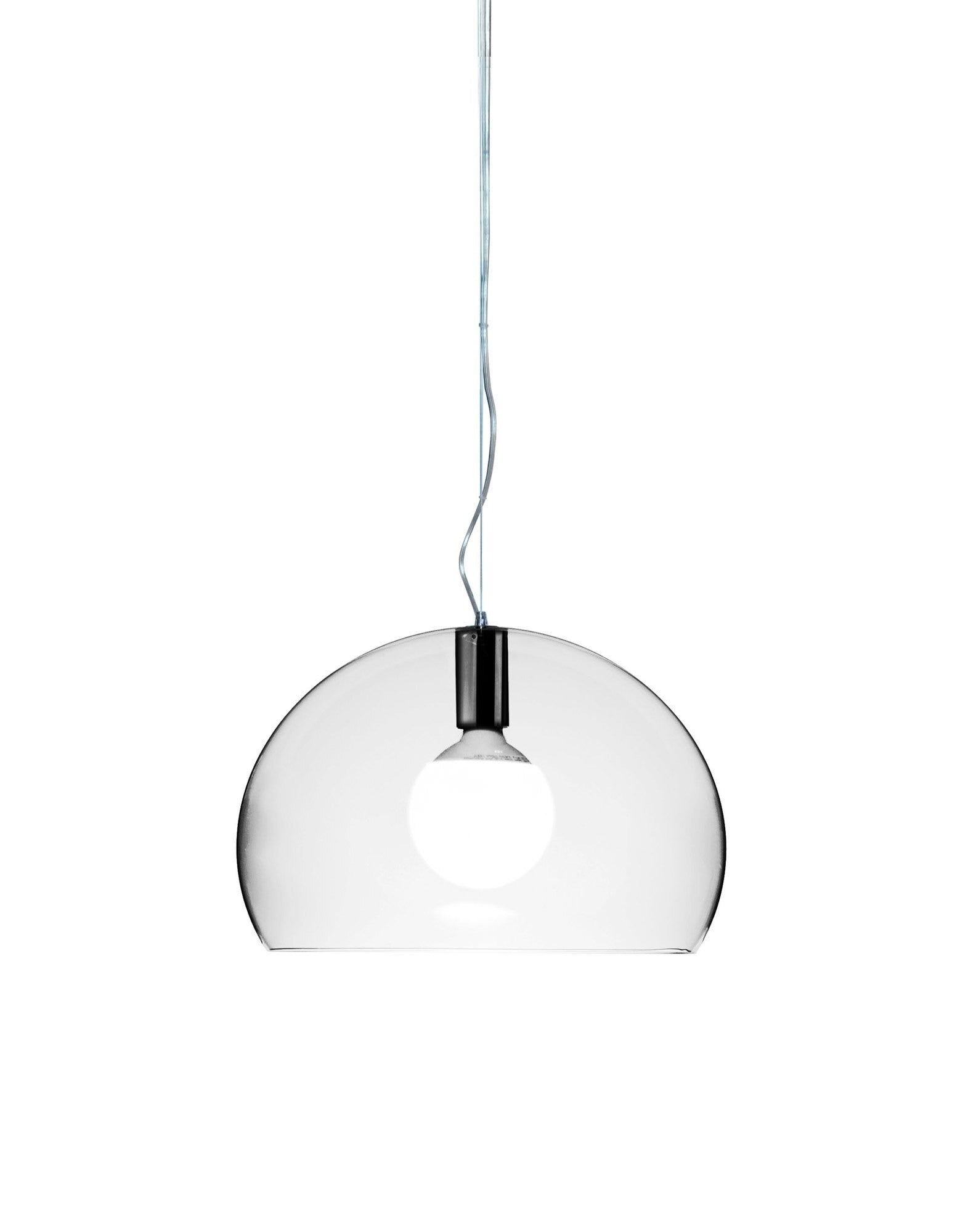 Small FL/Y Pendant Lamp by Kartell #TRANSPARENT/CRYSTAL/