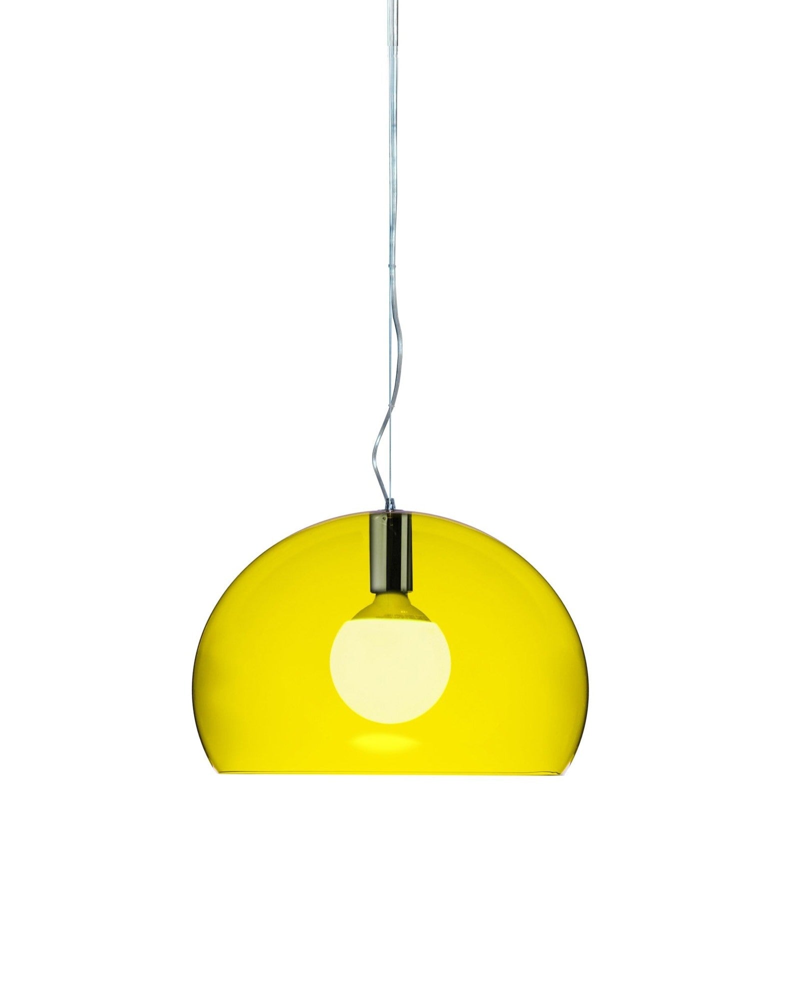 Small FL/Y Pendant Lamp by Kartell #TRANSPARENT/YELLOW/