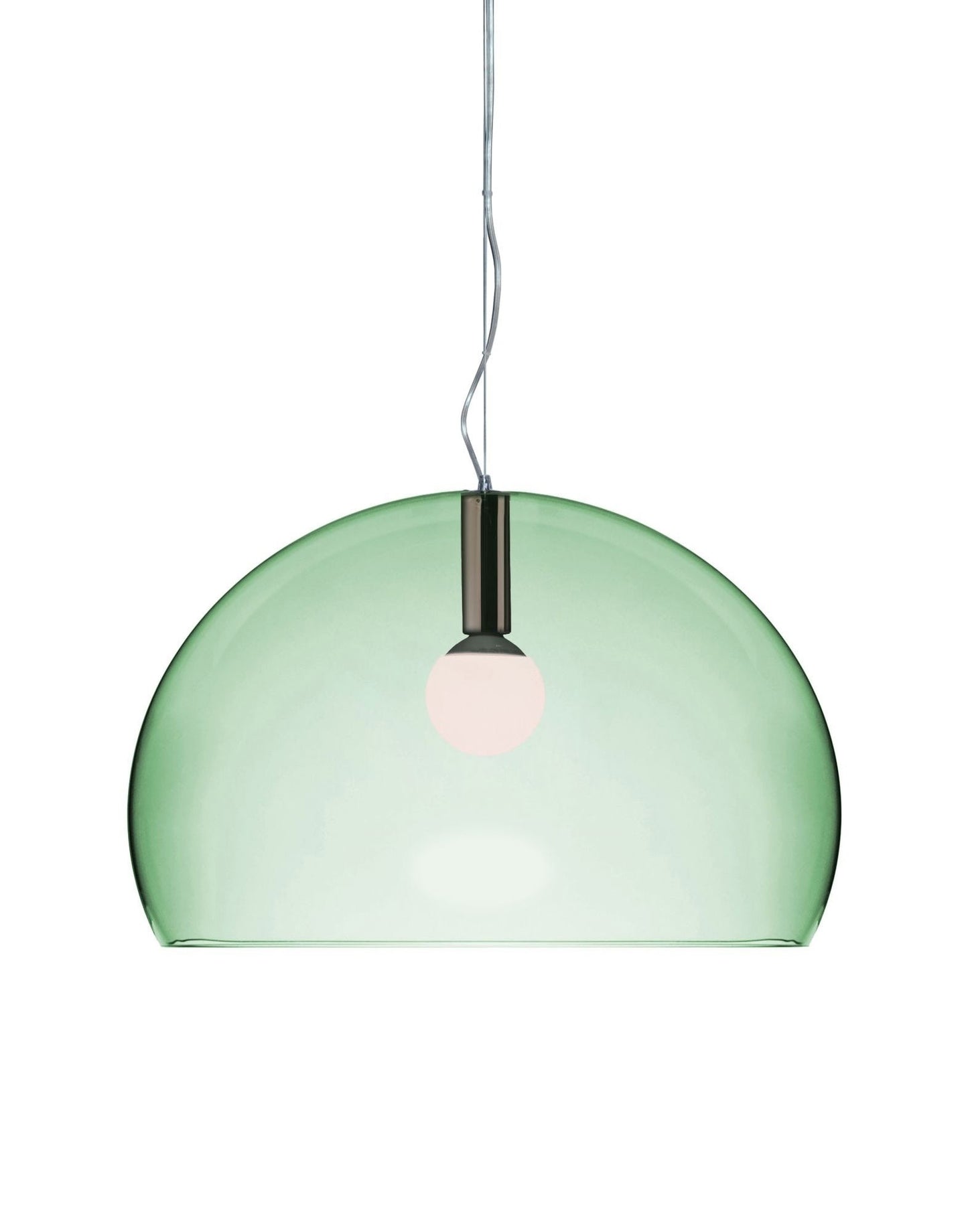 Big FL/Y Pendant Lamp by Kartell #TRANSPARENT/SAGE GREEN/