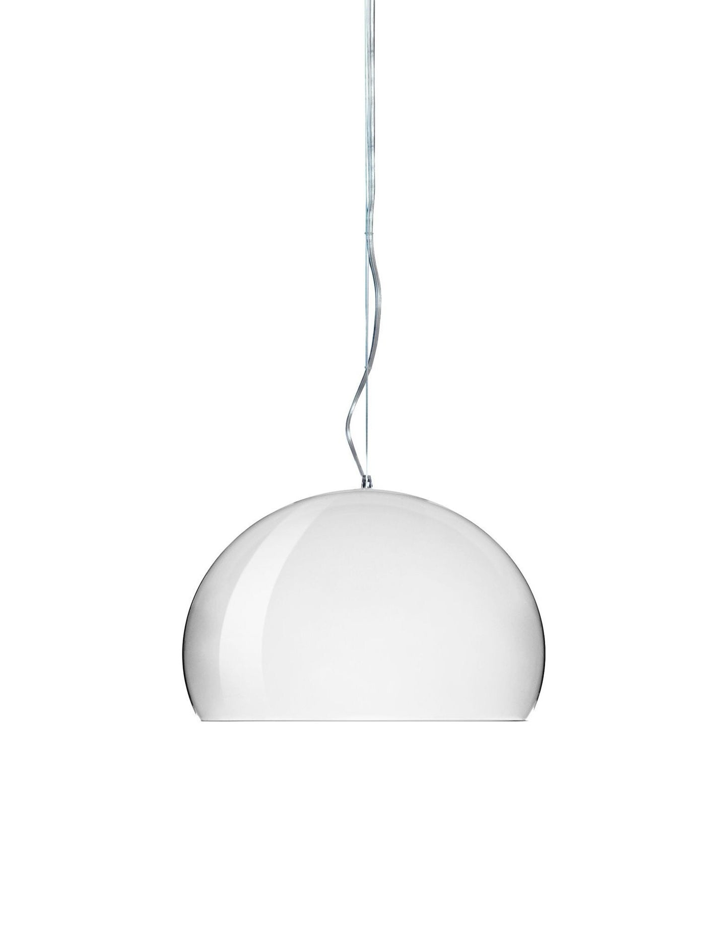 Small FL/Y Pendant Lamp by Kartell #METAL/CHROMED/