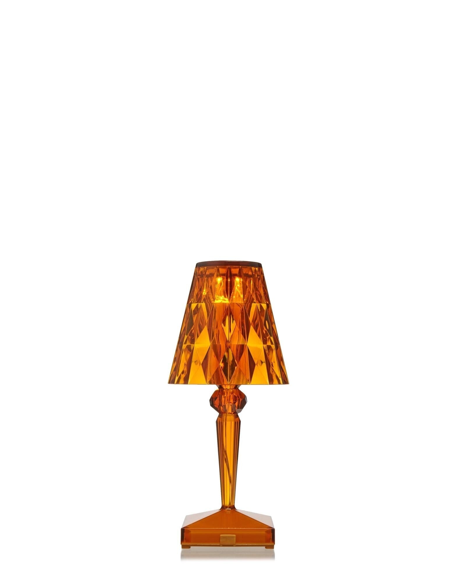 Battery Table Lamp by Kartell #Transparent/AMBER/