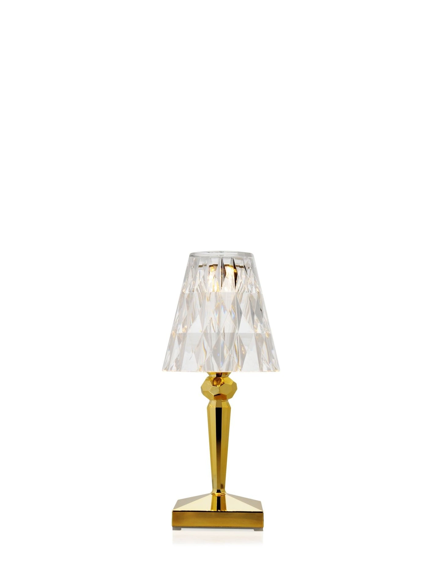 Battery Table Lamp by Kartell #Metal/GOLD/