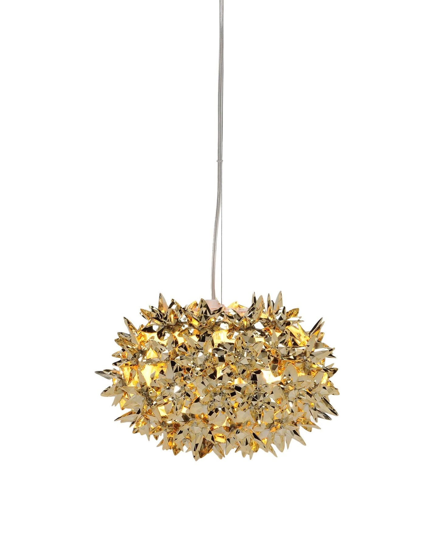 Bloom Small Pendant Lamp by Kartell #METAL/GOLD/