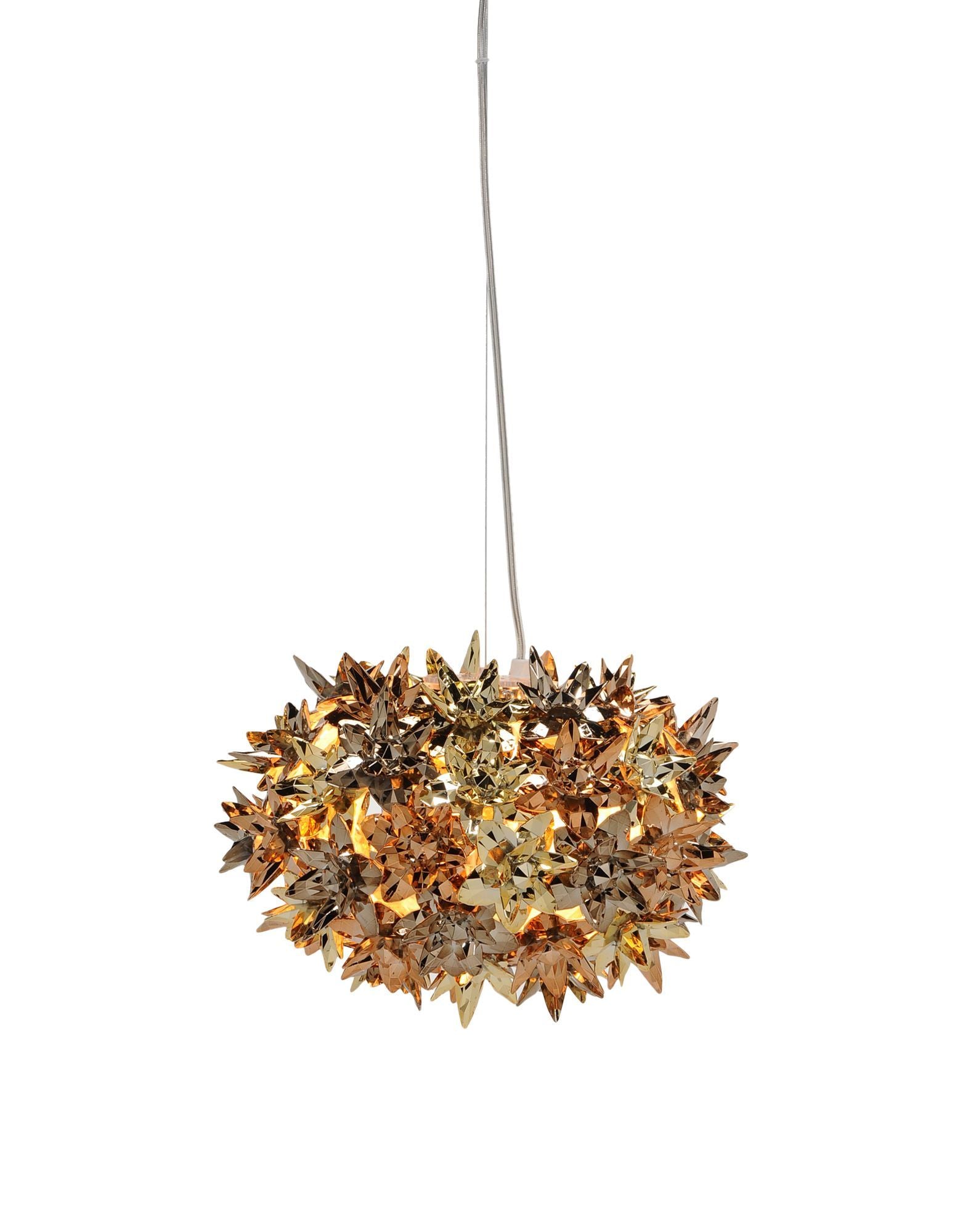 Bloom Small Pendant Lamp by Kartell #METAL/METAL/