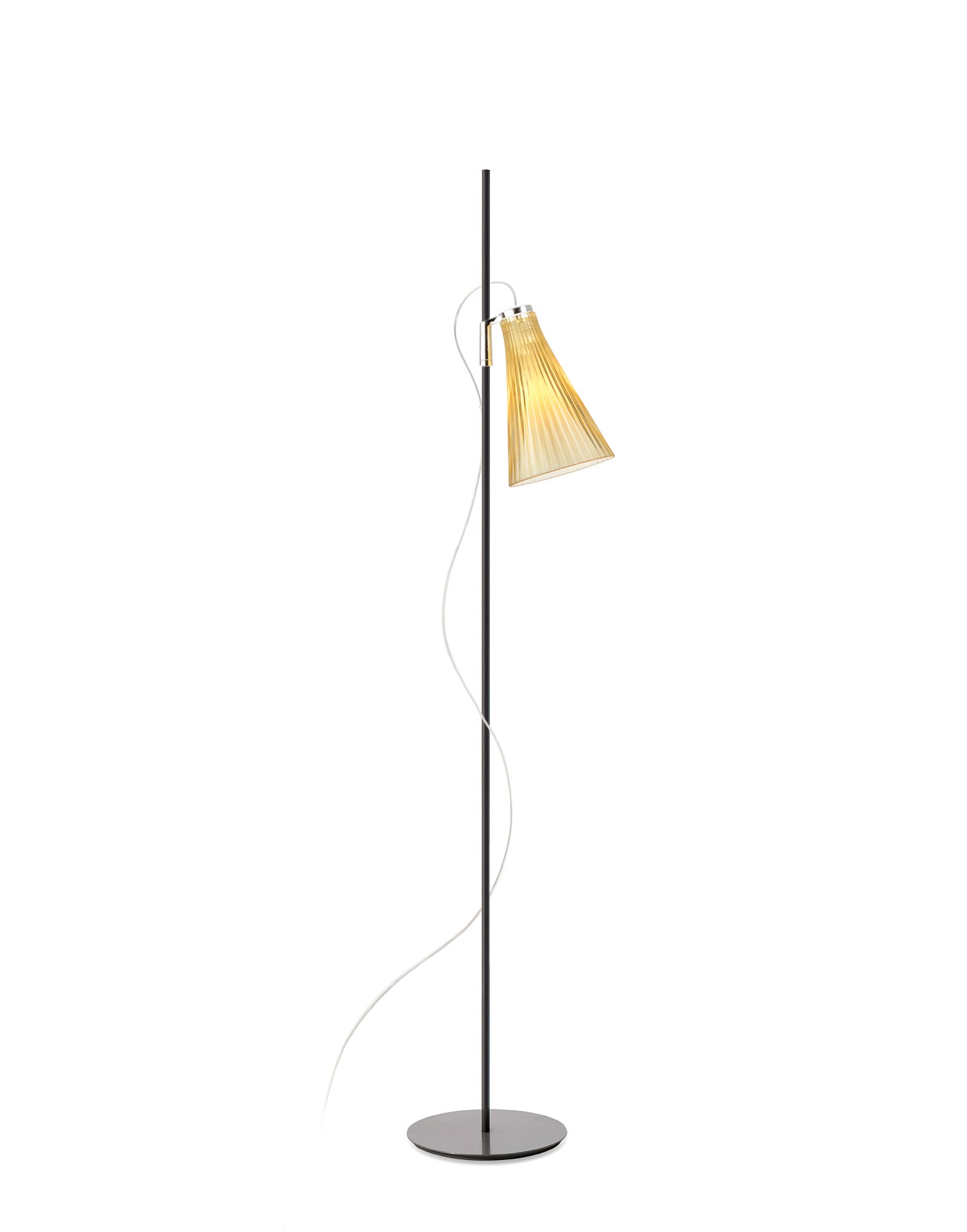 K-LUX Floor Lamp by Kartell #STRAW COLOR/BLACK/