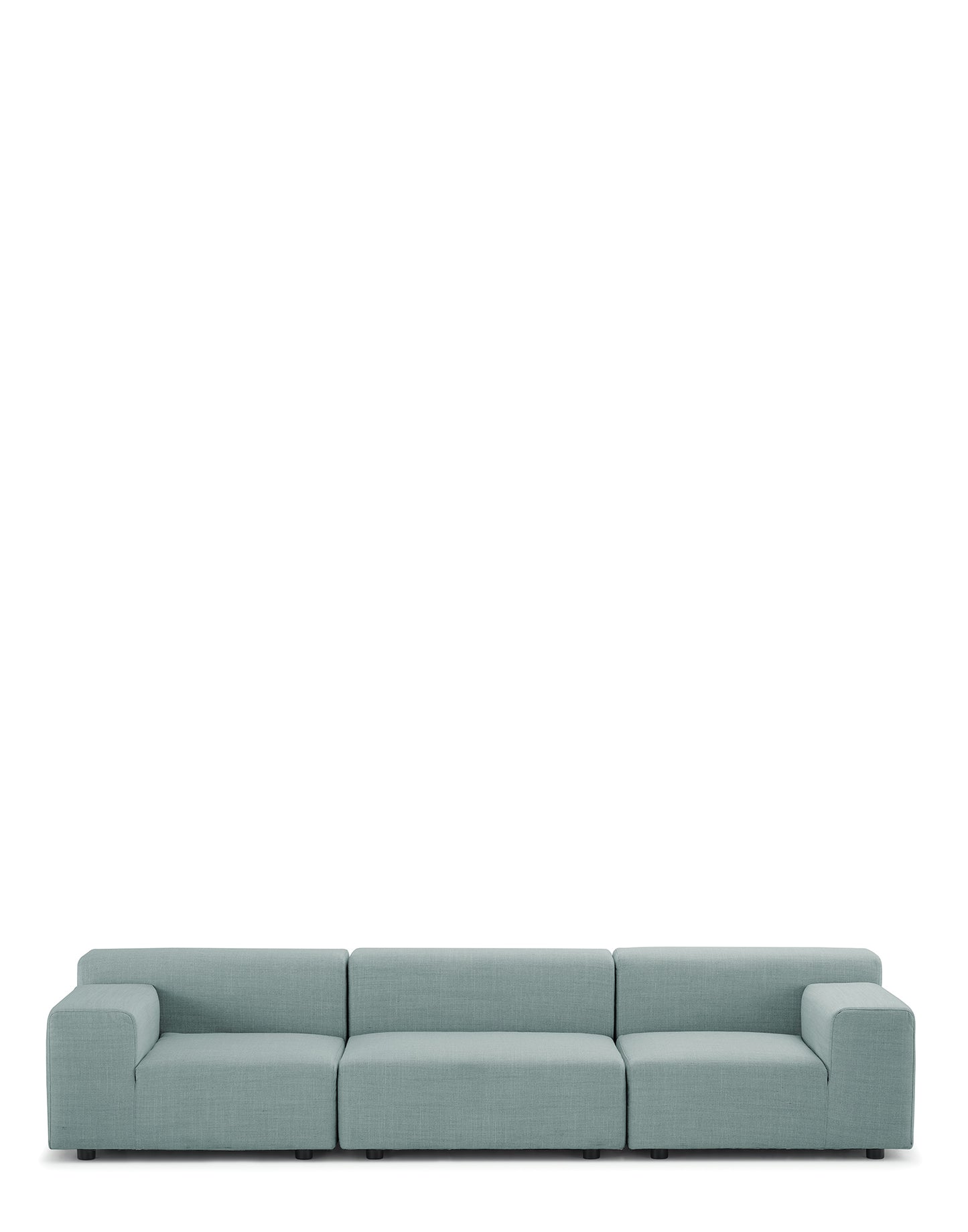 Plastics Outdoor Three-Seater Sofa by Kartell #GREEN