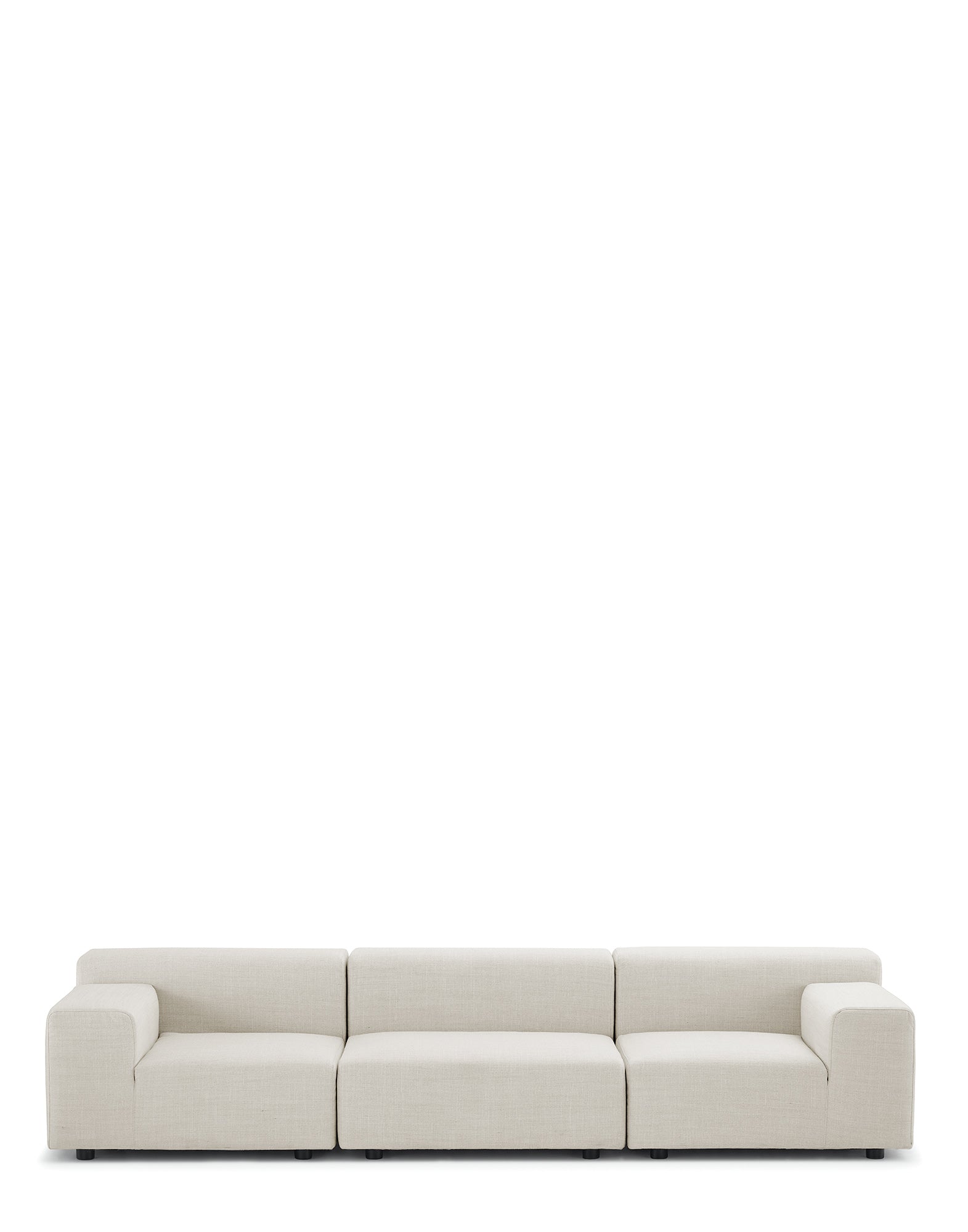 Plastics Outdoor Three-Seater Sofa by Kartell #WHITE