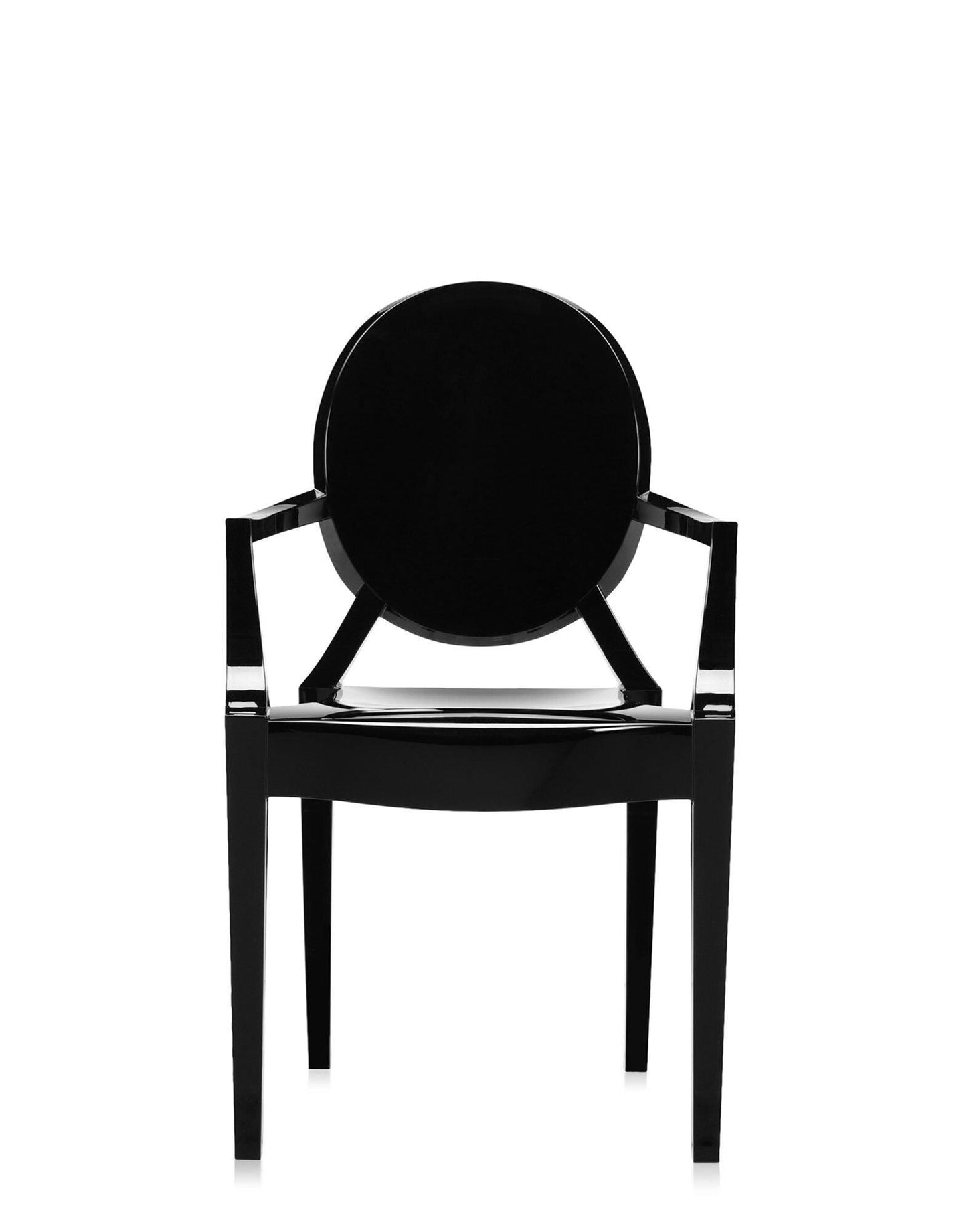 Louis Ghost Armchair by Kartell #GLOSSY BLACK