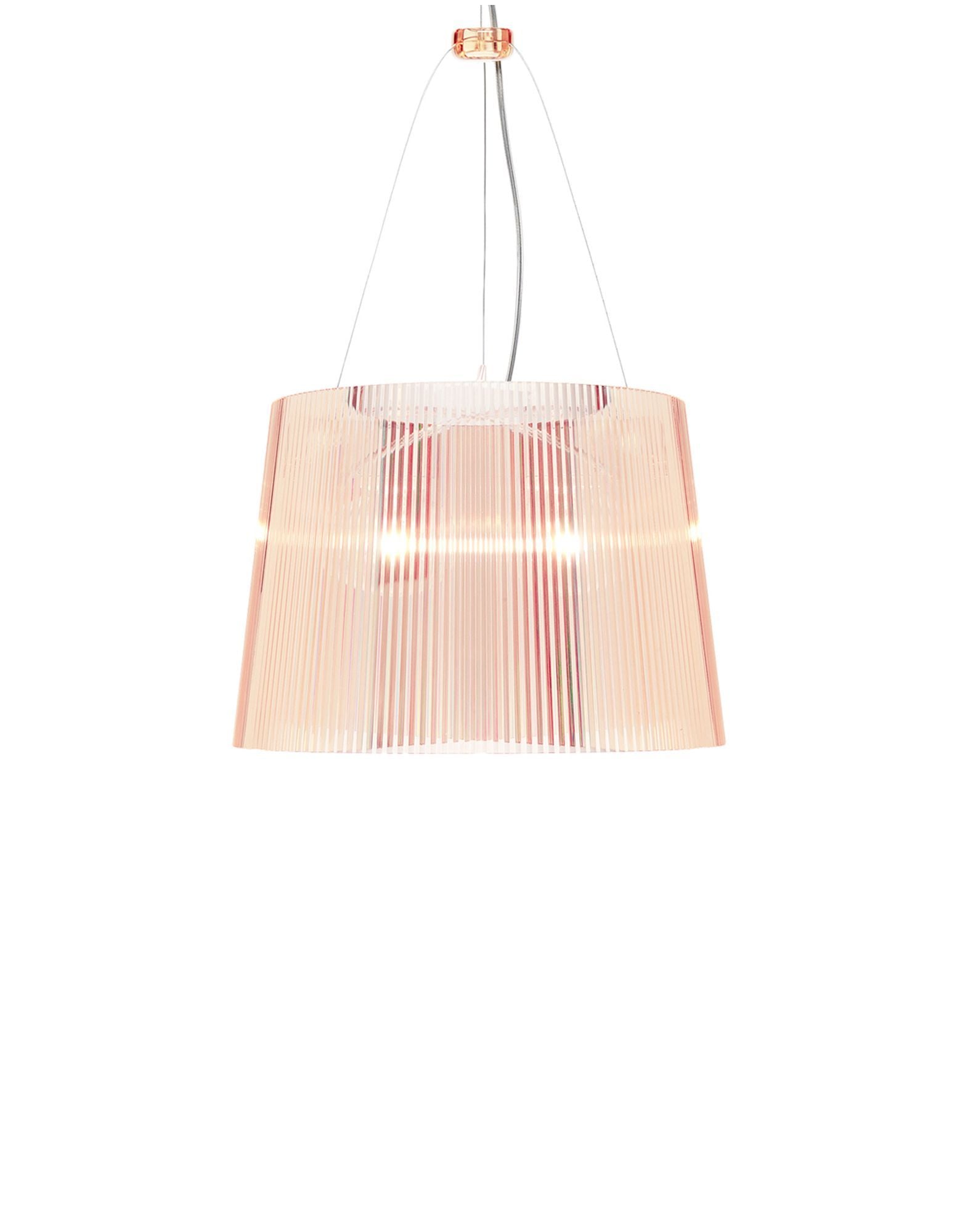 GE' Pendant Lamp by Kartell #TRANSPARENT/PINK/