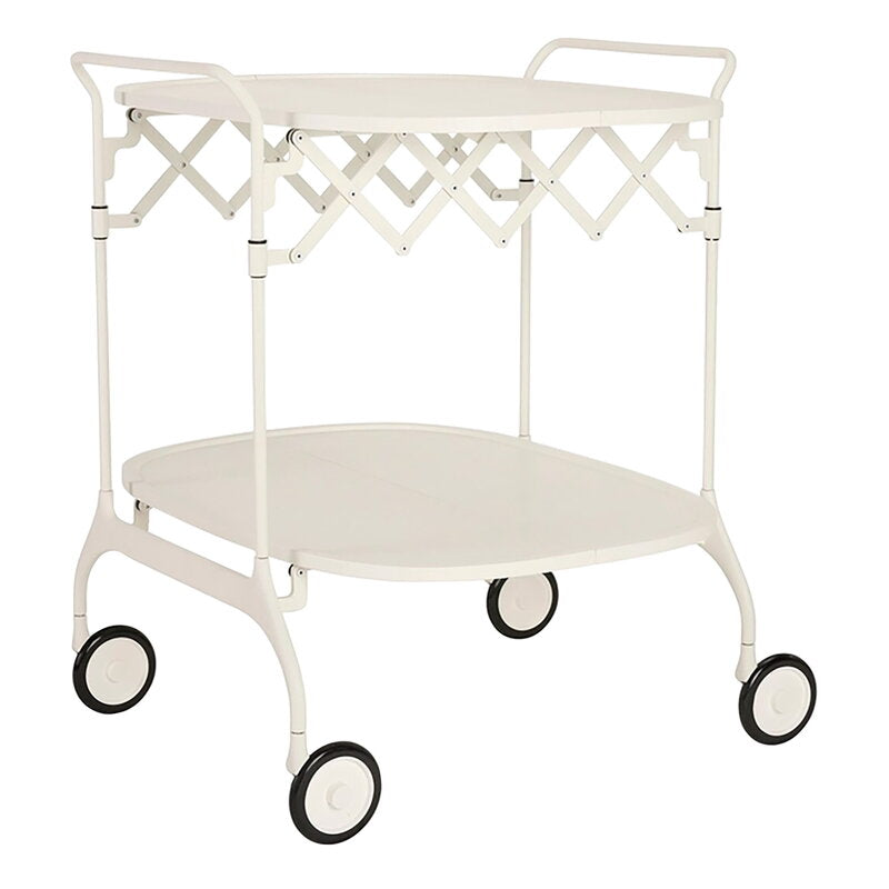 Gastone folding serving trolley/side table by Kartell