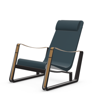 Cite Lounge Chair (deep black powder-coated (smooth)) by Vitra