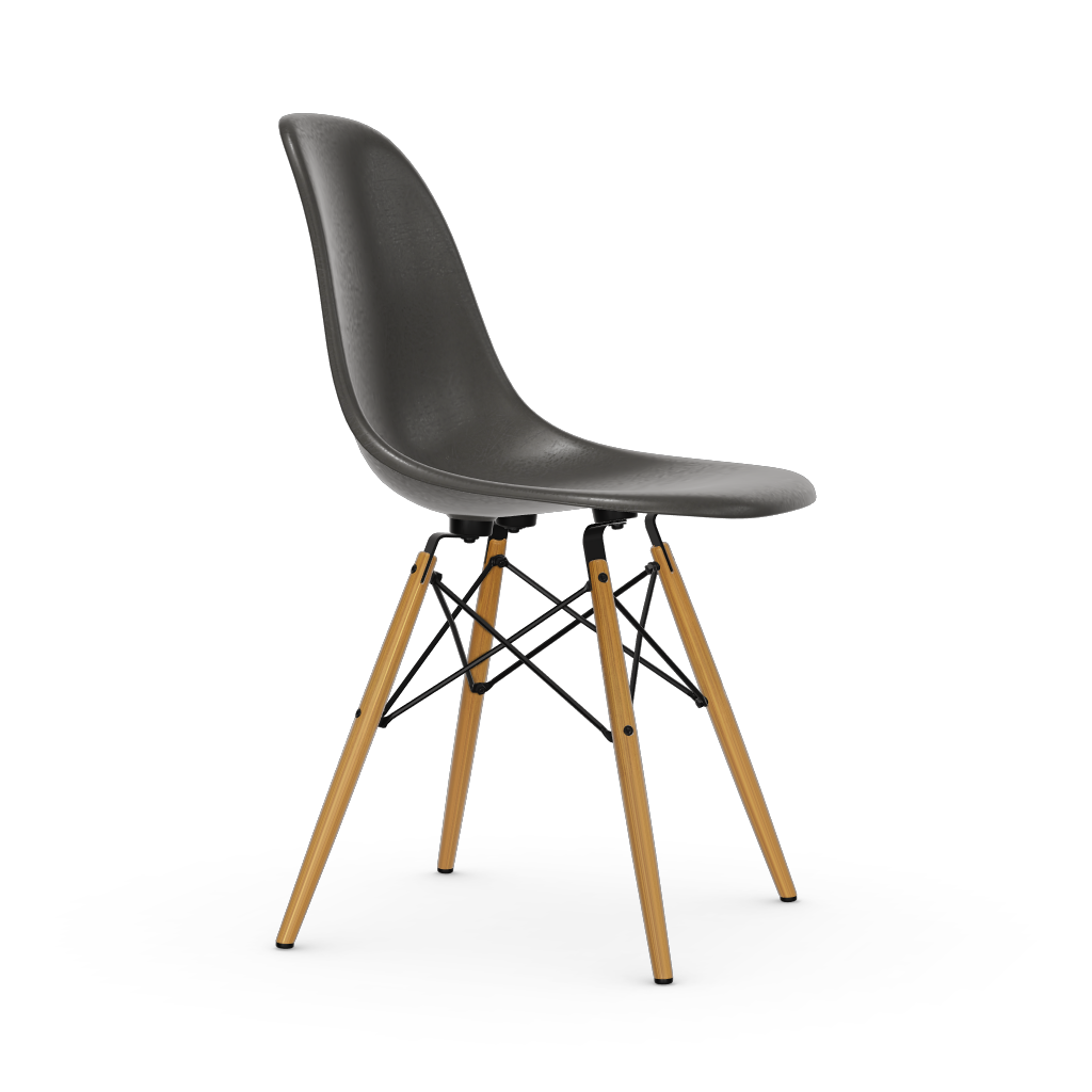 Eames Fiberglass Side Chair DSW (without upholstery) by Vitra