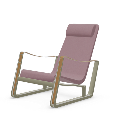 Cite Lounge Chair (Prouve Gris Vermeer powder-coated (smooth)) by Vitra