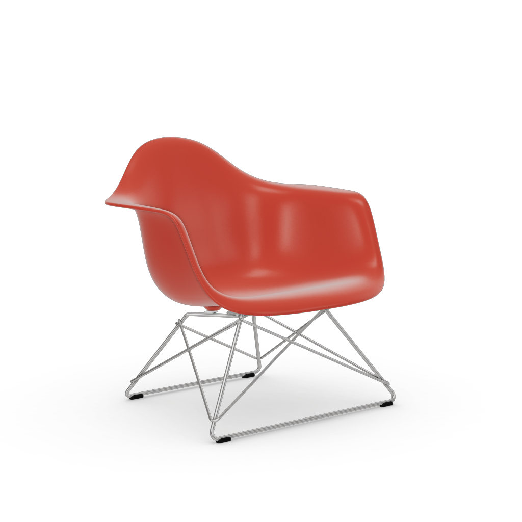 Eames Plastic Armchair LAR (without upholstery) by Vitra