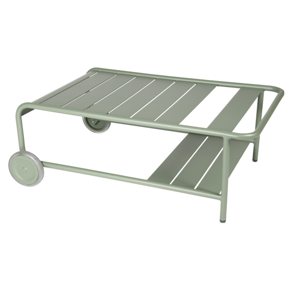 LUXEMBOURG LOW TABLE WITH CASTERS 105 X 72 CM by Fermob