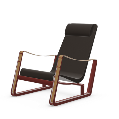 Cite Lounge Chair (Japanese red powder-coated (smooth)) by Vitra