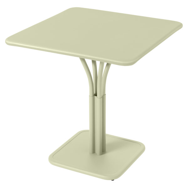 LUXEMBOURG PEDESTAL TABLE 71 X 71 CM WITH SOLID TOP by Fermob