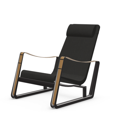 Cite Lounge Chair (deep black powder-coated (smooth)) by Vitra