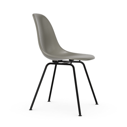 Eames Fiberglass Side Chair Dsx (Without Upholstery) by Vitra #powder-coated basic dark / Eames raw umber