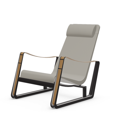 Cite Lounge Chair (deep black powder-coated (smooth)) by Vitra