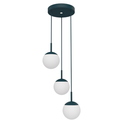 MOOON! TRIPLE PENDANT LIGHTS Ø15 CM by Fermob