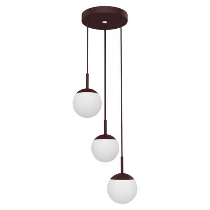MOOON! TRIPLE PENDANT LIGHTS Ø15 CM by Fermob