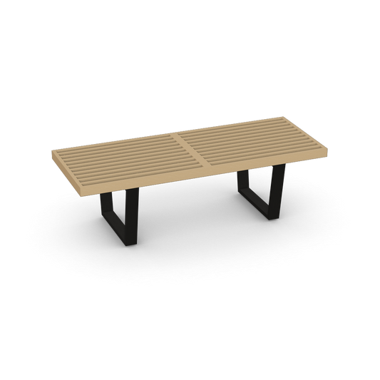 Nelson Bench by Vitra #355 x 1220 x 470 mm / Natural ash