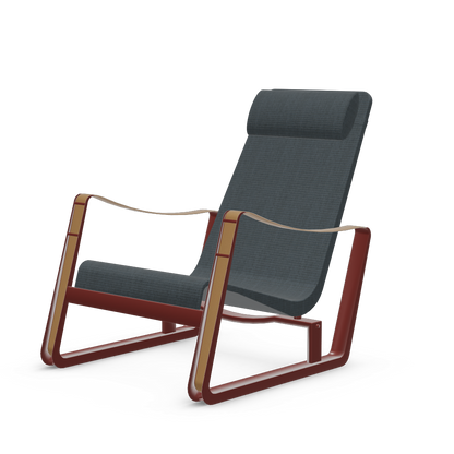 Cite Lounge Chair (Japanese red powder-coated (smooth)) by Vitra