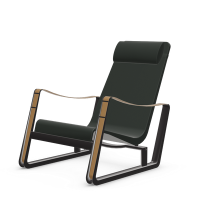 Cite Lounge Chair (deep black powder-coated (smooth)) by Vitra