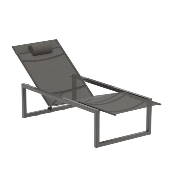 NINIX - Recliner Batyline sun lounger by Royal Botania