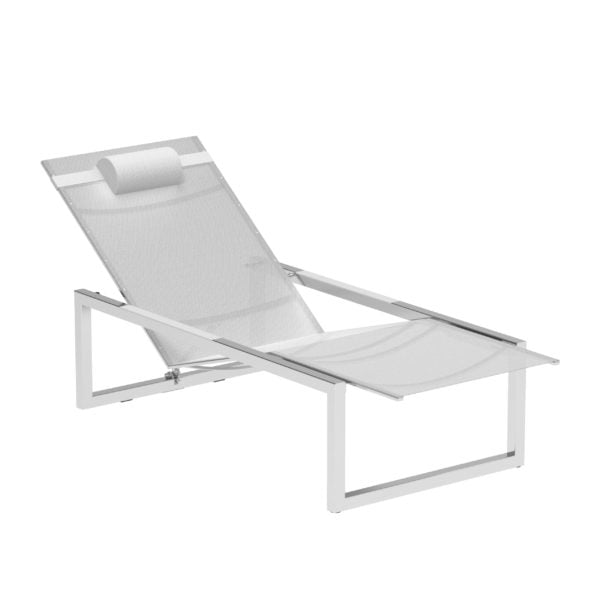NINIX - Recliner Batyline sun lounger by Royal Botania