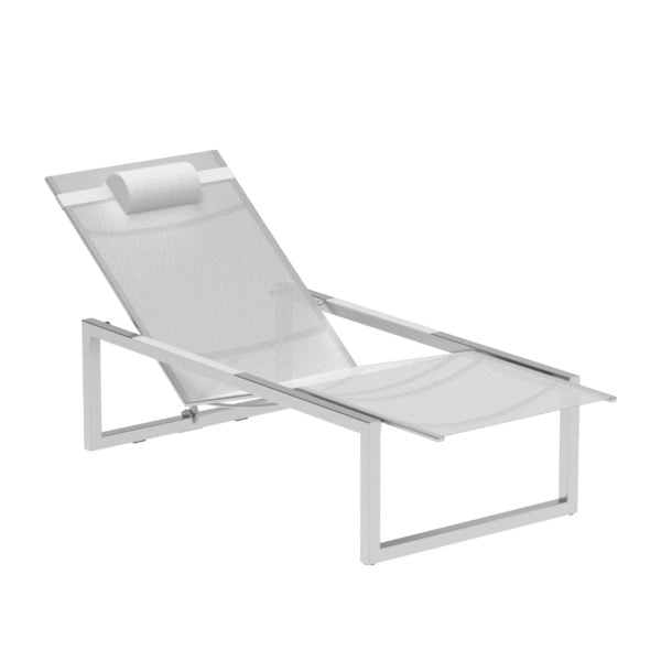NINIX - Recliner Batyline sun lounger by Royal Botania