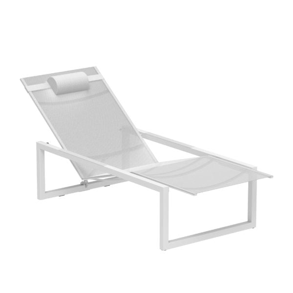 NINIX - Recliner Batyline sun lounger by Royal Botania