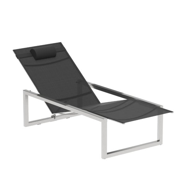 NINIX - Recliner Batyline sun lounger by Royal Botania