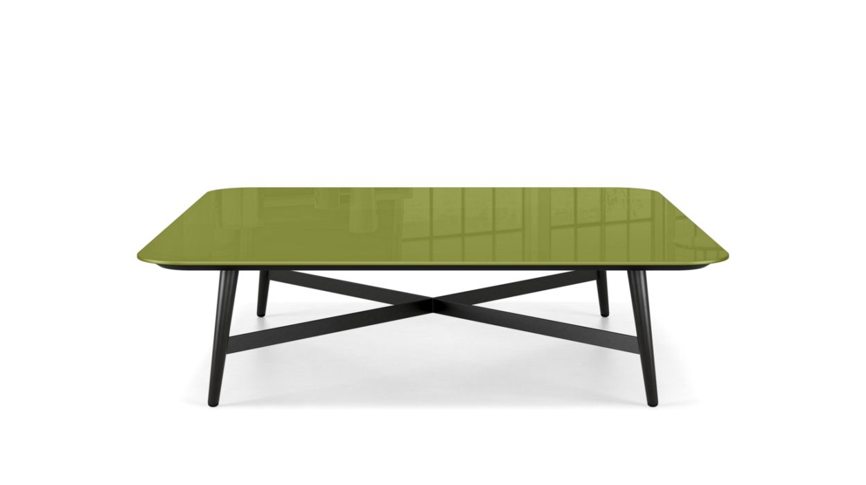 OCTET COCKTAIL TABLE - LACQUERED GLASS by Roche Bobois
