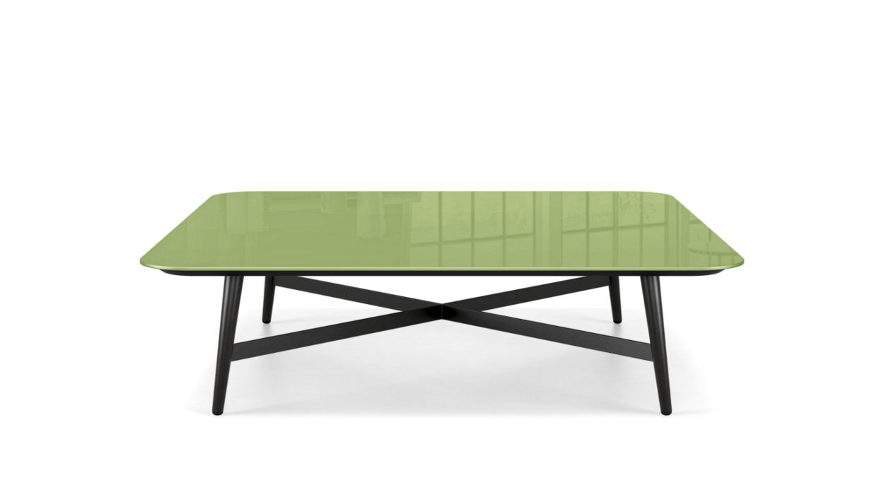OCTET COCKTAIL TABLE - LACQUERED GLASS by Roche Bobois